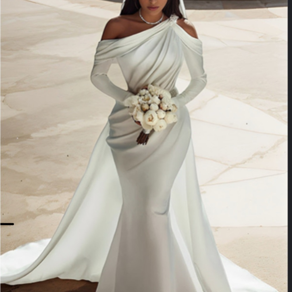 Elegant Off-Shoulder White Dress
